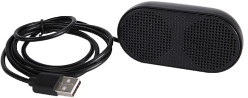 Zunate Mini Altoparlante Portatile USB con Decodificatore Scheda, Altoparlante per Computer con unità a Doppio Clacson, Barra USB Plug and Play per PC Desktop Portatile, Cassa Stereo 3W×2 con Shock