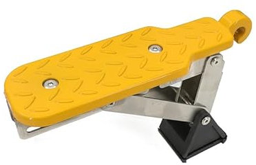 DALIUZEHUI Marchepied de Porte de Voiture pour Land Range Rover Evoque, Crochet de Loquet de Repose-Pieds Pédale Porte Voiture Pliable,Yellow