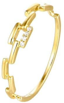 Verlobungsring, Schmuck Ring Geometrie Freundin Geschenk