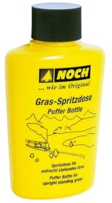 NOCH® Gras-Spritzdose für realistische Modellbau Wiesengestaltung, elektrostatische Aufladung von Grasfasern, Modellbahn und DIY