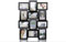 Arpan Multi Apperture Picture/Photo Frame, Holds 12 x 6''X4'' Photos (Black)