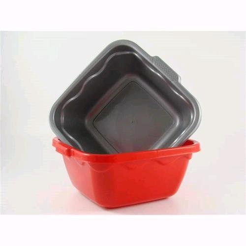 Contenitore Bacinella Quadra 33x32x14cm In Plastica Colori Ass. 1pz 7402
