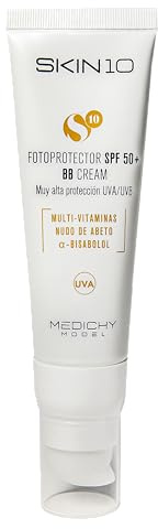 MEDICHY MODEL - Skin10 Fotoprotector SPF50 + BB Cream - Protección Solar y Cobertura Natural - Hidratación y Cuidado Antiedad - Para Todo Tipo de Piel - 50 ml