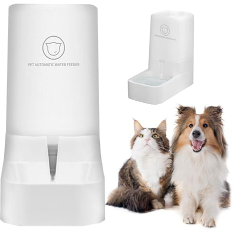 WYFCR Automatic Cat Feeder, 3.8L Cat Feeder Pet Food Dispenser for Pets, with Clog-Free Design, Occupies an Area of 0.045 square meters，Smaller than A4 Paper, Removable Design, Easy to Clean
