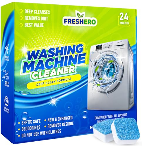 Freshero nettoyant pour machine à laver (24)