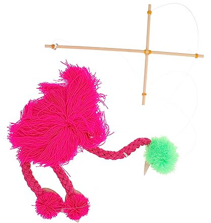 DIKACA Spielzeuge Tierische Marionette Straußenpuppe Interaktive Handpuppe Marionette Schnurpuppe Ziehen Vogel Marionette Marionette Fadenpuppen Tiere Den Faden Kind Marionettenpuppe Plüsch