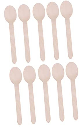 MAGICLULU 20pièces Cuillères Bois Matériaux Semi- Pour Peinture Artisanale Et Activités Manuelles Pour Écoles Et Art