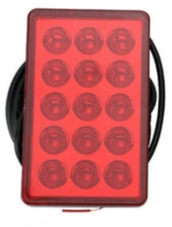 Ailan Lampada del freno di segnale per auto Facile da installare e utilizzare Luce di stop del freno di coda lampeggiante a terzo strobo premium ad alte prestazioni, Rosso