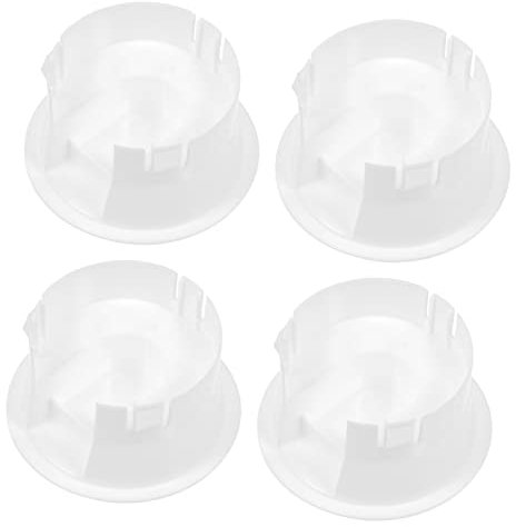 PRETYZOOM 4pcs White Pc Replaceable Pitcher Covers, Wear-Resistant Compact Household Carafe Lids for Daily Use Water Jug, Convenient Small Leakproof Pitcher Lid Set