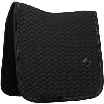 Kentucky Horsewear - Schabracke - inkl. Metallkette - Satteldecke - Dressur - Schwarz
