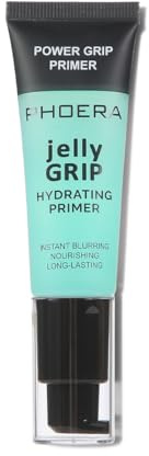 Phoera Power Grip Primer Hydrating Gel-Based Makeup Primer Sticky, Long-Lasting Formula Grips Makeup for All-Day Hold Smooths Skin, Locks Moisture & Enhances Makeup Wear Clear Formula All Skin Tones