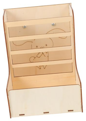 TOYZFRIENDY Großer Kaninchen Futtertrog aus Holz mit Fixierfunktion Futter und Grasständer für Nagetiere Langlebig Platzsparend und Praktisch für Meerschweinchen und Chinchillas