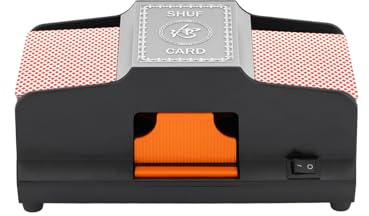HHEMSTD Profi Kartenmischer Mischen Poker Elektrisches KartenmischgeräT Automatischer Kartenmischer Casino StandardgrößE Poker Kartenmischer