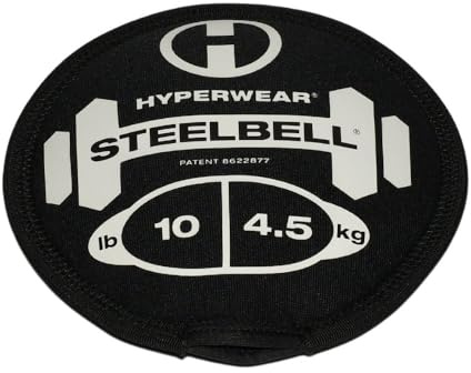 Hyperwear SteelBell stålskotfylld neoprenfri vikt, 4,5 kg