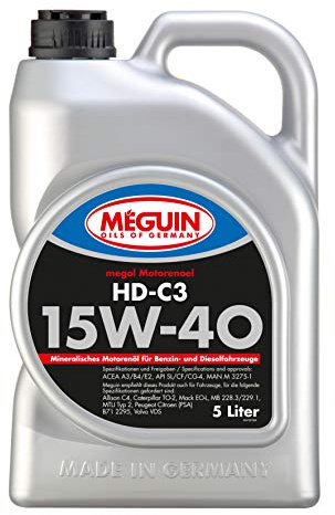 Liqui Moly Meguin Megol HD-C3 SAE 15W-40 | 5 L | mineralisches Motoröl | Art.-Nr.: 4728