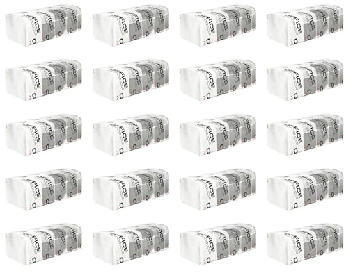 OFFICE PRODUCTS Papierhandtücher Natur Zickzack/Zellstoff / 4000 Blatt / 1-lagig/Weiß/Falthandtücher Papiertücher ZZ-falz/Recycling
