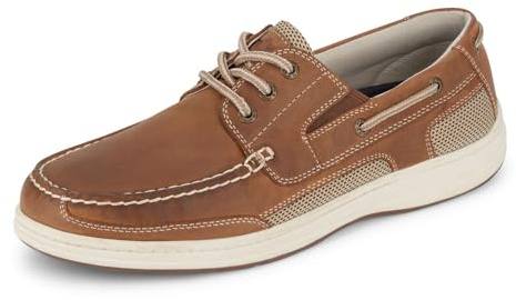 Dockers Men's Beacon Boat Waterproof Shoe Dark Tan
