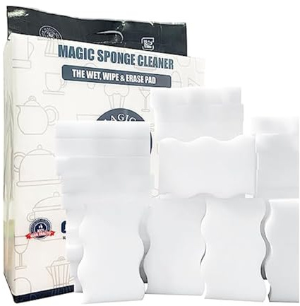 Foamworld 70 Stück Magische Schwämme Reinigungsradierer, Melaminschwamm (11 x 7 x 2 cm), für viele Szenarien in Bad, Küche, Auto, Spielzeug und mehr