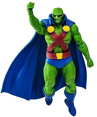 McFarlane Toys, DC Multiverse Martian Manhunter Gold Label - Figura de acción de 7 Pulgadas, Figura de cómic Coleccionable de DC con Tarjeta de Personaje de coleccionista única, a Partir de 12 años