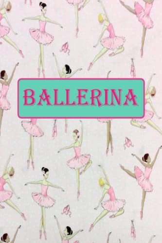 Notizbuch: Ballett Ballerina Notizheft liniert A5 I Journal tanzen Gymnastik I Tagebuch klassischer Tanz I Notizbuch als Geschenk für Mädchen Tänzerin