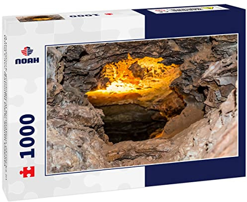 Noah Jigsaw Puzzle A Boxwork Geological Formation of Rocks in Wind Cave National Park, South Dakota 1000 Pieces