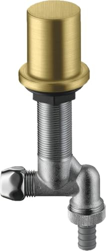 hansgrohe Küchen-Absperrventil Axor mit Rückflussverhinderer, brushed brass