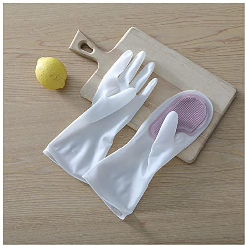 DUnLap Cleaning Gloves Magic Dishwashing Silicone Gloves Protect Hand Dirt Clean Brushes Cleaning Tool Kitchen Accessories Wash Fruit Vegetable Gadgets Eco Friendly Cleaning Gloves(Purple)