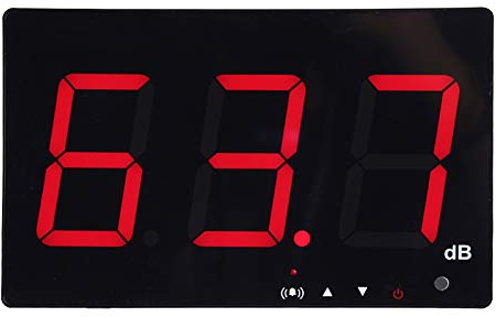 Dezibel Messgerät, 30‑130dB Lärmmessgerät mit Datenspeicherung USB Lärmpegelmessgerät 9.6 LCD Dezibel Anzeige Display Wand Lärm Db Messgerät mit Alarm