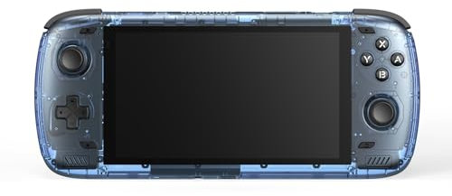 AYN Odin 2 MAX Android Handheld Gaming High-Performance Retro Game Handheld with Snapdragon 8 Gen 2 Octa-core CPU, Adreno 740 GPU, 6 1080p Screen, Wi-Fi 7, Android 13, 16+512GB (Clear Blue)