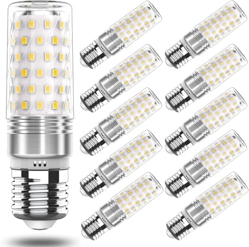 LED Bianco Feddo 6000K 7W, Lampade e27 a bulbo, lampadine Edison a vite e27 LED a risparmio energetico sostituiscono 60W - 80W a incandescenza, AC 175V-265V, 760LM, non dimmerabile, 10Pack