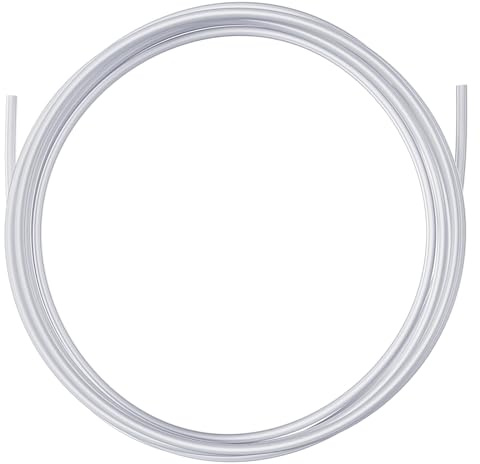 YOOPAI PTFE Teflon Tubing 1.2m, 2.5mm ID × 4mm OD PTFE Teflon Tube Fits Direct Drive Extruder 3D Printer, for Bambu Lab A1/A1 mini/P1P/P1S/X1C, Creality K1/K1 Max/Ender 3 V3 (White)