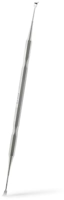 Cure-ongles à double extrémité Kyvora, accessoire de pédicure professionnel en acier inoxydable. Permet de nettoyer les ongles de pieds avec précision.