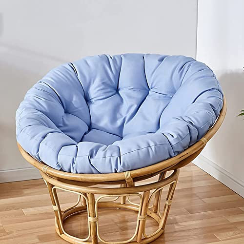Generisch Kissen für Papasansessel im Freien, Dickes und weiches Papasan-Sitzkissen zum Hängen von Papasansesseln, große Größe, 80 x 80 cm