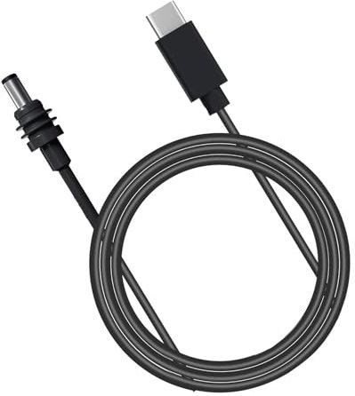 Aramox Cavo di Alimentazione Satellitare Rettangolare USB C DC 100 W Sostituzione 6,5 Piedi per Alimentazione PD 65 W Alimentazione Stabile per Mini Antenna Parabolica Rettangolare