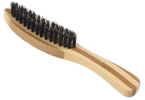 Ipetboom Handgemachter Bartbürstenkamm Aus Holz Mit Borsten Für Herren Styling-tool – Statisch Reisefreundlich
