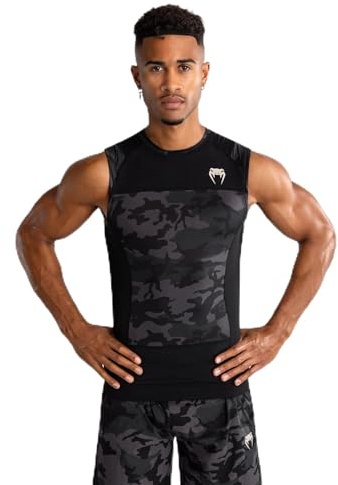 Venum Ärmelloser Rashguard für Herren, Digital Urban Camo, XL