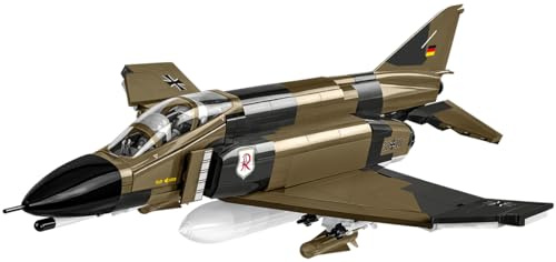 COBI F-4F Phantom II™, Luftwaffe Edition, Maßstab 1:48, 676 Teile | Bedruckt (Pad Printed), Cockpit zum Öffnen, Modell in Luftwaffe-Farben, Sockel, Plakette, Komponenten aus der EU, ab 8 Jahren