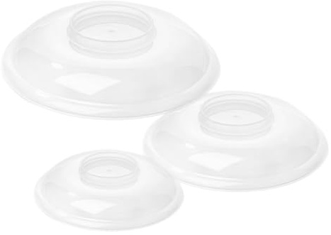 UTHCLO Couvercles en Plastique Couvercle Anti-éclaboussures pour Micro-Ondes Lot de 3 Garde Les Aliments Chaud Protège-Plats Cuisine pour Plaque
