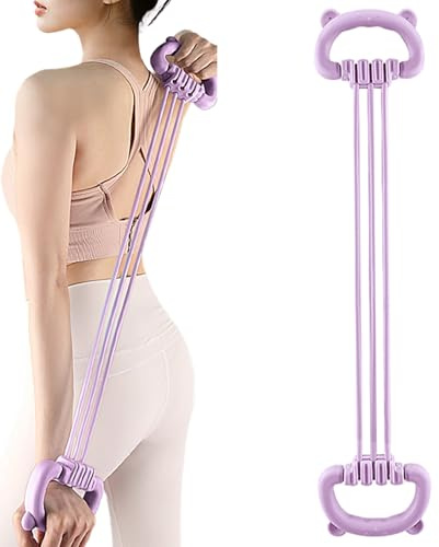 Moxeupon Bandes Élastiques de Fitness,Élastiques de Renforcement Dorsal - Équipement de Fitness Léger Antidérapant pour Amélioration Santé et Renforcement Musculaire