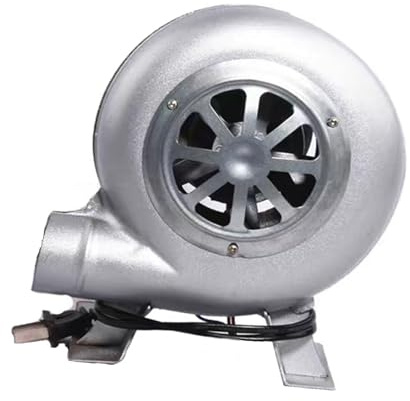 JOUFNING Ventilatore Centrifugo per Barbecue, Ventilatore Elettrico per Fucina da Fabbro 110V/220V, Ventilatore per Pompa per Accenditore A Carbone, per Caldaia da Campeggio E Cucina(80W)