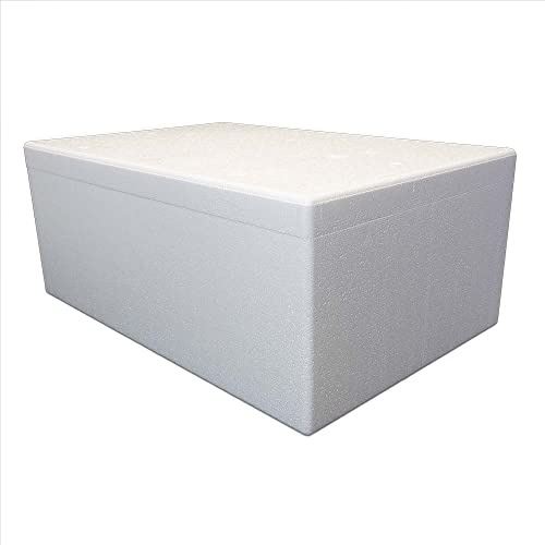 Terra Exotica Styroporbox/Thermobox - 66,0 Liter | 72,0 x 48,0 x 30,0 cm, Wandstärke 3 cm, Styrobox
