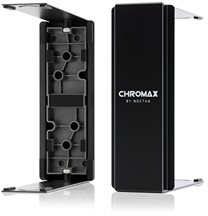 Noctua NA-HC2 chromax.black, Cubierta para Disipador para NH-U12S, NH-U12S TR4-SP3, NH-U12S DX-3647 y NH-U12S SE-AM4 (Negro)