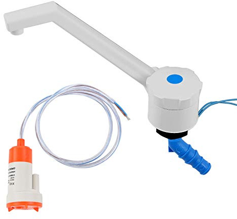 Novo 12V Wasserhahn grau im Set mit 12 Volt Tauchpumpe