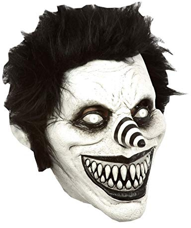 Máscara de CreepyPasta de Laughing Jack, Máscaras de Monstruos de Creepy Pasta Ideales para Disfraz de Halloween y Fiestas de Disfraces