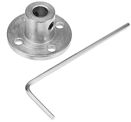 ChaRLes 5mm Flansch Kupplung optische Achse UnterStützt festen Sitz Stahl starren Flansch Platten-Wellen Stecker