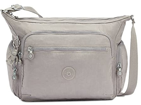 Kipling Damen Gabbie Umhängetasche, Grau Gris
