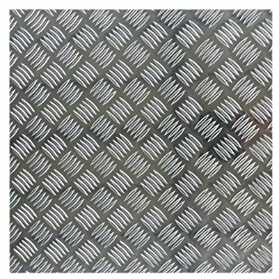 Jonoisax Chapa de Aluminio, diseño de Productos de construcción Placa de Aluminio Antideslizante tratable térmicamente y Resistente a la corrosión,3 * 300 * 300mm
