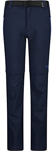 CMP Jungen Hose Zip Off Hose | Schnelltrockend, 4-Wege-Stretch-Material für volle Bewegungsfreiheit, Zip off: lange Hosen in Shorts umwandelbar