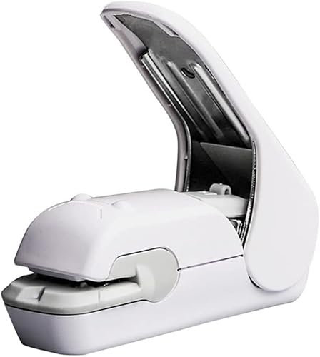 REJOON Klammerfreier Hefter Zeitsparender, müheloser, nadelfreier Handhefter Tragbarer Mini-Hefter mit Klammerentferner (Color : B)