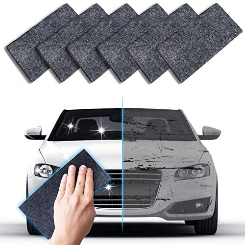 6 Stück Nano Sparkle Tuch,Multi Purpose Kratzer Reparatur Tuch,Auto Kratzer Entfernen,Autokratzer,Nano Magic Tuch Mehrzweck Car Scratch Remover für Reparatur von leichten Kratzfarben,Lackpflege.